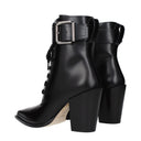 Jimmy Choo Myos Damens Lederstiefel Schwarz
