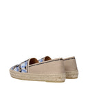 Prada Espadrillas Women's Fabric Beige/Astrale