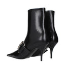 Balenciaga Damens Lederstiefel Schwarz