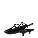 Miu Miu Women's Sandals Leather Black/Ivory