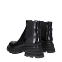 Alexander Mc Queen Women's Boots Black Leather