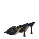Bottega Veneta Women's Sandals Green/Ink Leather