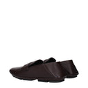 Dolce&Gabbana Men's Driver Moccasins Brown/Testa Di Moro Leather
