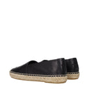 Saint Laurent Espadrillas Männer Leder schwarz