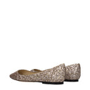 Jimmy Choo Alina Women's Glitter Ballet Flats Pink/Gold