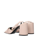 Versace Women's Sandals Pink Leather/Pink Sole