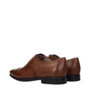 Salvatore Ferragamo Derby Riley Men's Leather Brown/Root