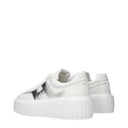 Hogan Sneakers H Stripes Women Leather White/Silver