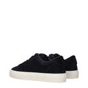 Moncler Sneakers Monaco 2 Men's Suede Blue/Navy Blue