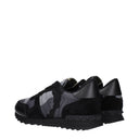 Valentino Garavani Men's Sneakers Black/Stone Fabric