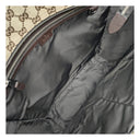 Gucci Men's Shoulder Bags Fabric Beige/Dark Brown