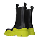 Bottega Veneta Women's Boots Black/Lime Leather