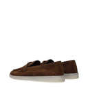 Prada Men's Suede Moccasins Brown/Cocoa