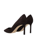Jimmy Choo Romy Women's Suede Décolleté Brown/Coffee