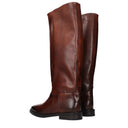 Eleventy Women's Boots Brown/Black Leather