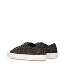 Fendi Domino Sneakers Men Fabric Brown/Tobacco