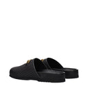 Gucci Hombres Chanclas Y Zuecos Piel Negro