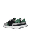 Philippe Model Sneakers Antibes Men's Fabric Black/Green