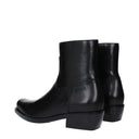 Versace Men's Boots Black Leather