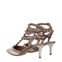 Valentino Garavani Rockstud Sandals Women's Glossy Beige/Dusty Pink
