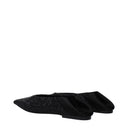 Saint Laurent Ballerina 8089189 Qn0 A1012 Women Plain Black