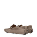 Tod's Men's Suede Moccasins Beige/Cream