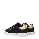 Dolce&Gabbana Portofino Women's Sneakers Black/Gold Leather