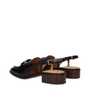 Tod's Mujers Sandalias de Cuero Negro