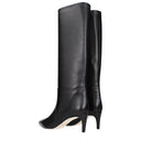 Paris Texas Damens Stiefel aus schwarzem Leder