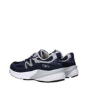New Balance Sneakers 990 Men's Suede Blue/Silver