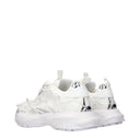 Versace Damens Turnschuhe aus weißem Stoff