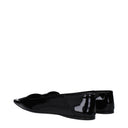 Saint Laurent Damess Ballerina lak zwart