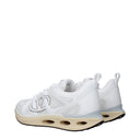 Valentino Garavani Men's White Fabric Sneakers
