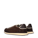Dolce&Gabbana Men's Sneakers Fabric Brown/Ebony