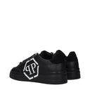 Philipp Plein Herrens Ledersneaker Schwarz