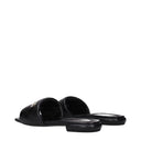 Gucci Slides And Clogs Women's Leather Black