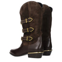 Isabel Marant Mexia Women's Ankle Boots Leather Brown/Chocolate
