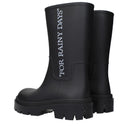 Off White Women's Rubber Boots Black