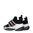 Roger Vivier Women's Sneakers Fabric Black/Lilac