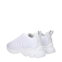 Burberry Mujers Zapatillas de cuero blancas