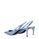 Dolce&Gabbana Women's Sandals Sky Blue/Sugar Paper Leather