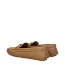 Prada Hommes's Mocassins marron/cuir naturel