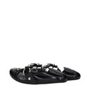 Balenciaga Women's Ballerina Black Leather