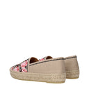 Prada Women's Espadrilles Fabric Beige/Petal