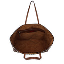 Valentino Garavani Women's Rockstud Shoulder Bag Brown/Tobacco Leather