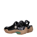Zapatillas y zuecos Fendi para hombres Cuero Negro