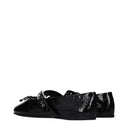 Miu Miu Women's Patent Leather Ballet Flats Black