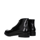 Prada Men's Leather Ankle Boots Black