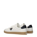 Prada Men's Sneakers White/Blue Leather