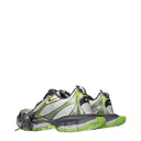 Balenciaga 3 Xl Sneakers Men's Fabric Gray/Green